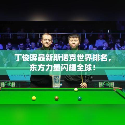 丁俊晖最新斯诺克世界排名，东方力量闪耀全球！